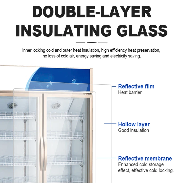 standing display freezer display freezer refrigerator freezer refrigerator for supermarket