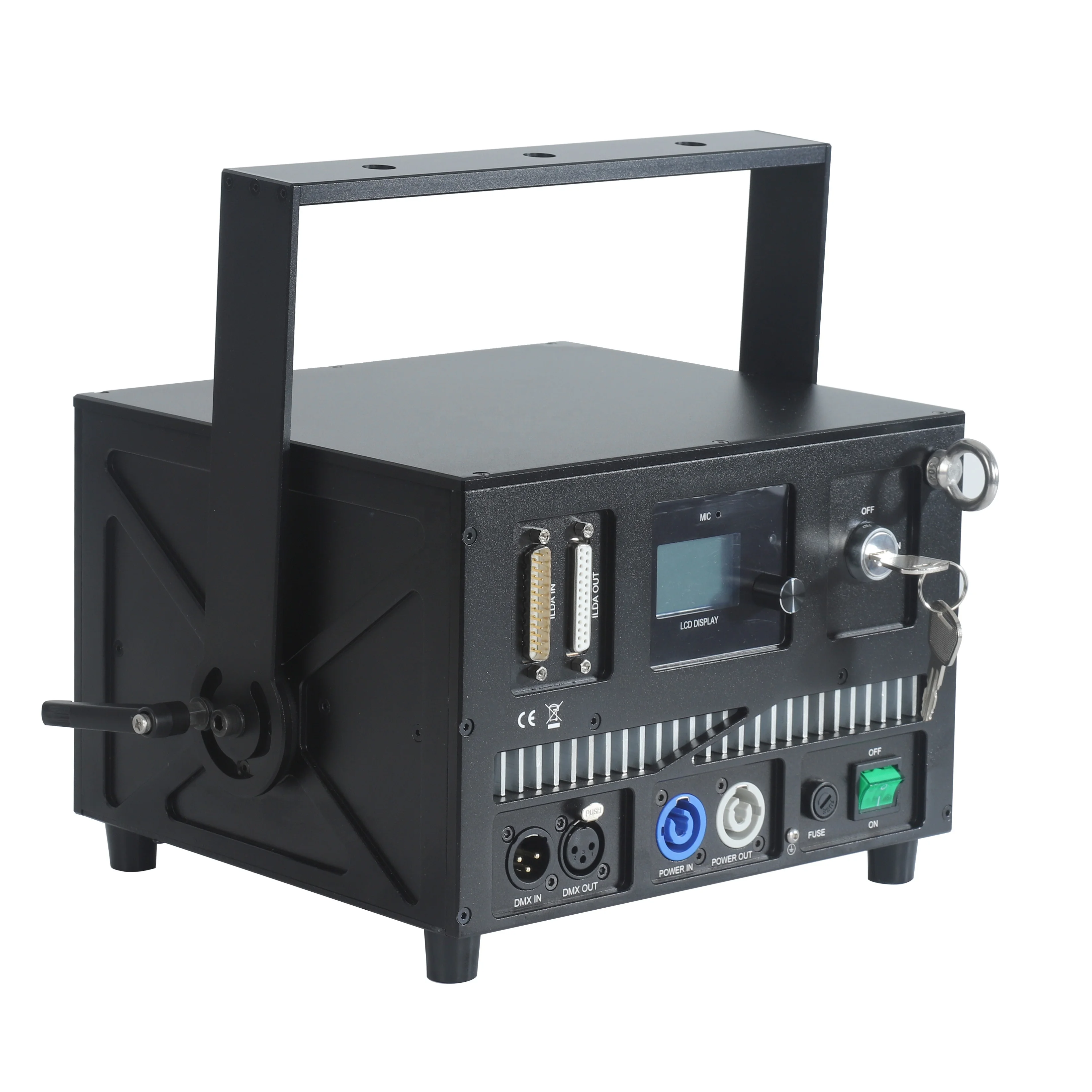 Brightness Nightclubs Entertainment Multicolored RGB Animation Laser programmed to create various  patterns and visual effects