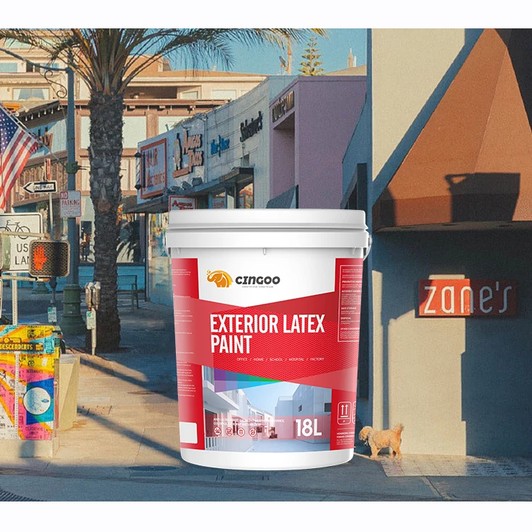 CINGOO Waterborne Acrylic Emulsion for Exterior Wall Paint Coating for Factory and Hospital