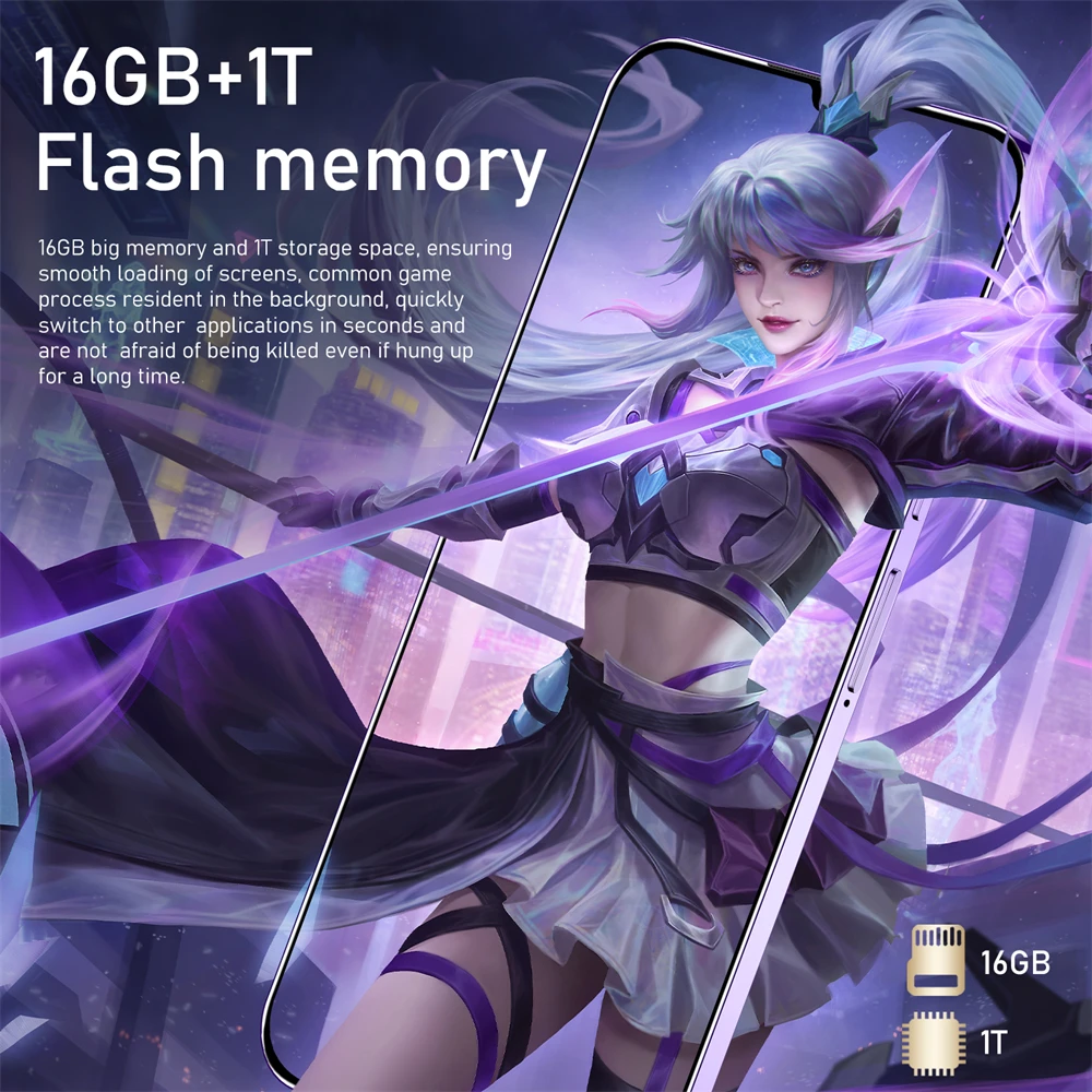 S23 ULTRA 16GB+1TB 7.2 Inch New Original Unlocked Game Cellphones 5G Mobiles Phones 16MP+32MP Telephone Smartphone