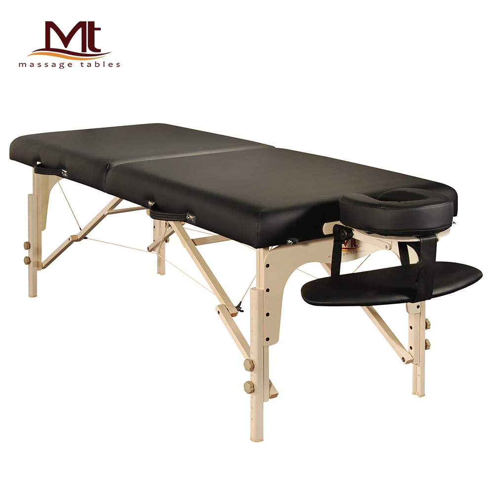 Mt Embrace-Barcelona Factory Custom Black Adjust Height Thai Milking Table De Massage Spa Bed Tattoo Table Portable Folding