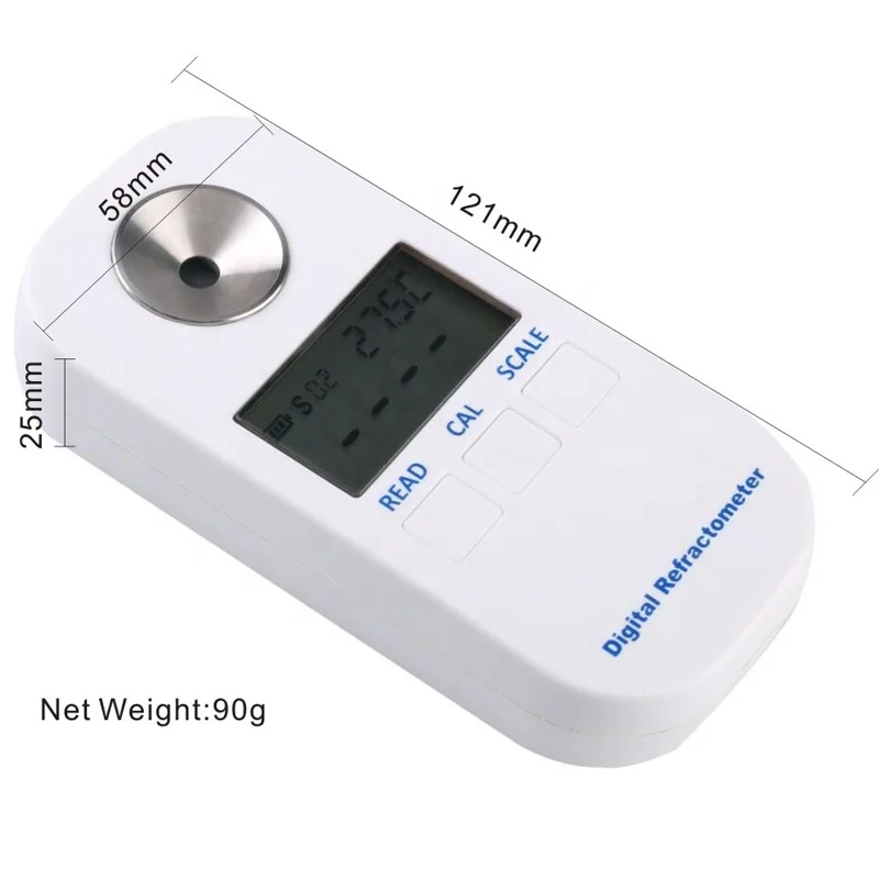 digital refractometers portable handheld auto wine refractometer for birx vol oe kmw lab test tools