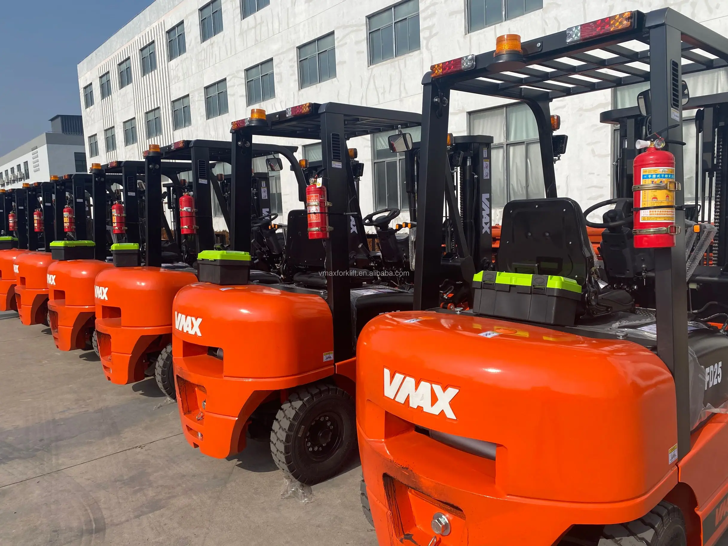 2.5 ton diesel forklift with high exhaust and forklift parts double air filter Japanese engine