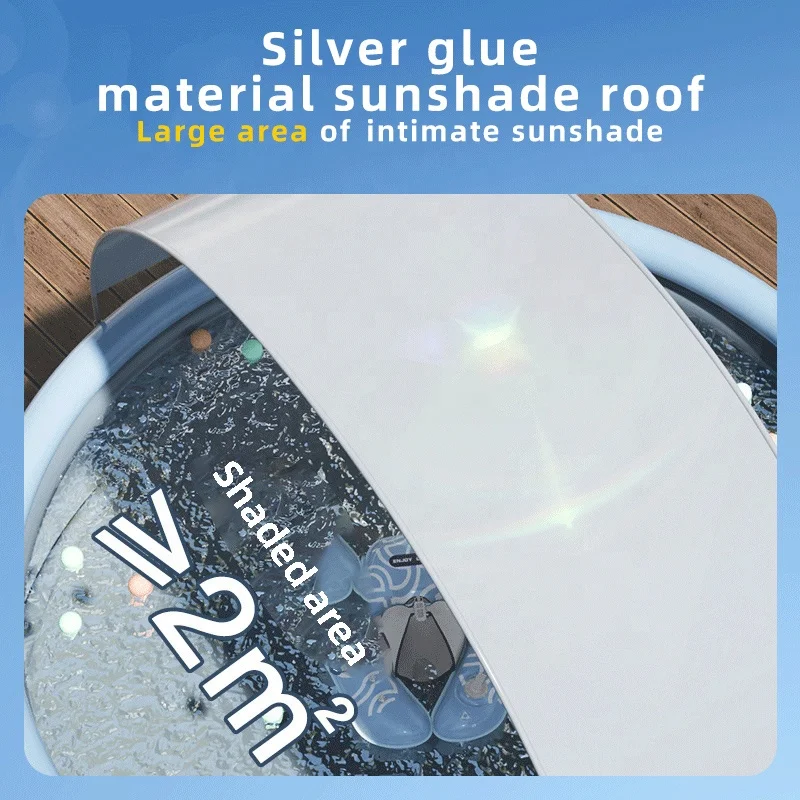 China Above Ground Round Adult Child Outdoor Pool Inflatable Swimming Pool