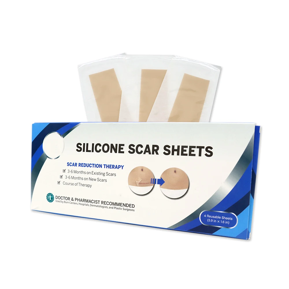 2022 Keloid Removal Patch Remove Acne Marks Reusable Silicone Scar Remover Sheets