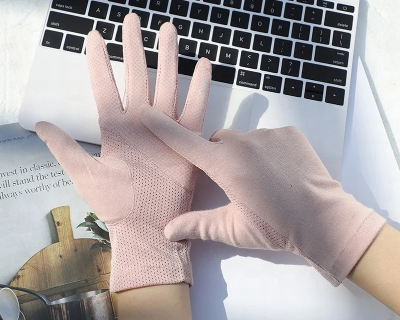 Wholesale price Summer Sun protection UV ladies Gloves For touchscreen outdoor riding Women Driving Gloves