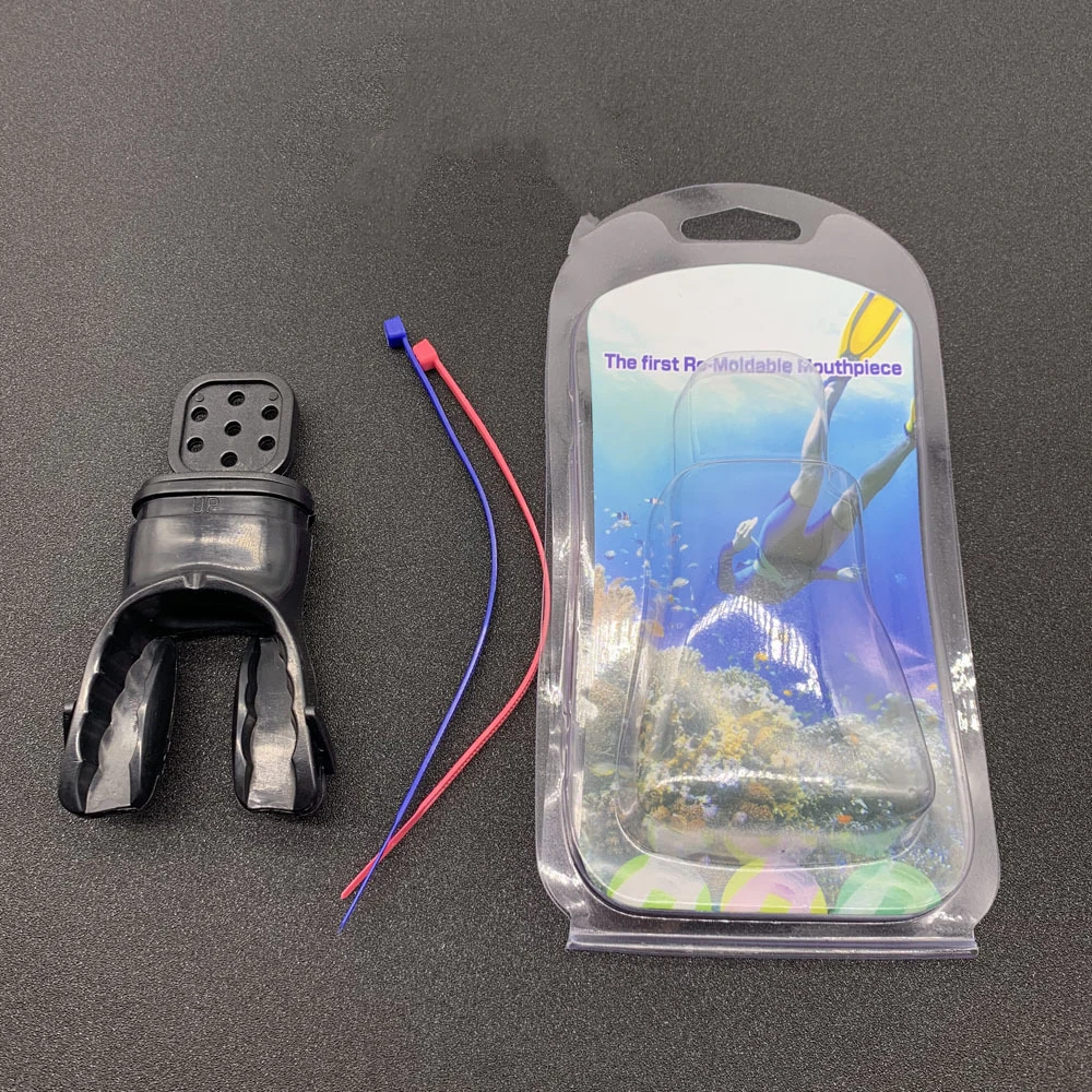 Eco-Friendly Moldable Silicone Snorkel Scuba Choice Scuba Diving Regulator Mouthpieces to Breathing Tube