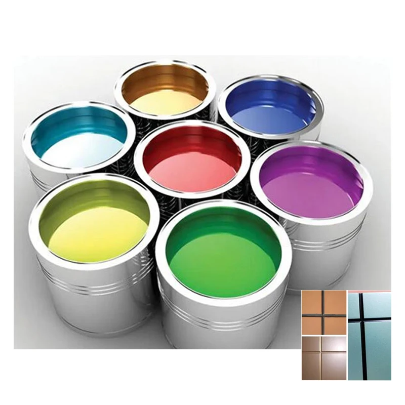 High weather resistance fluorocarbon metallic paint