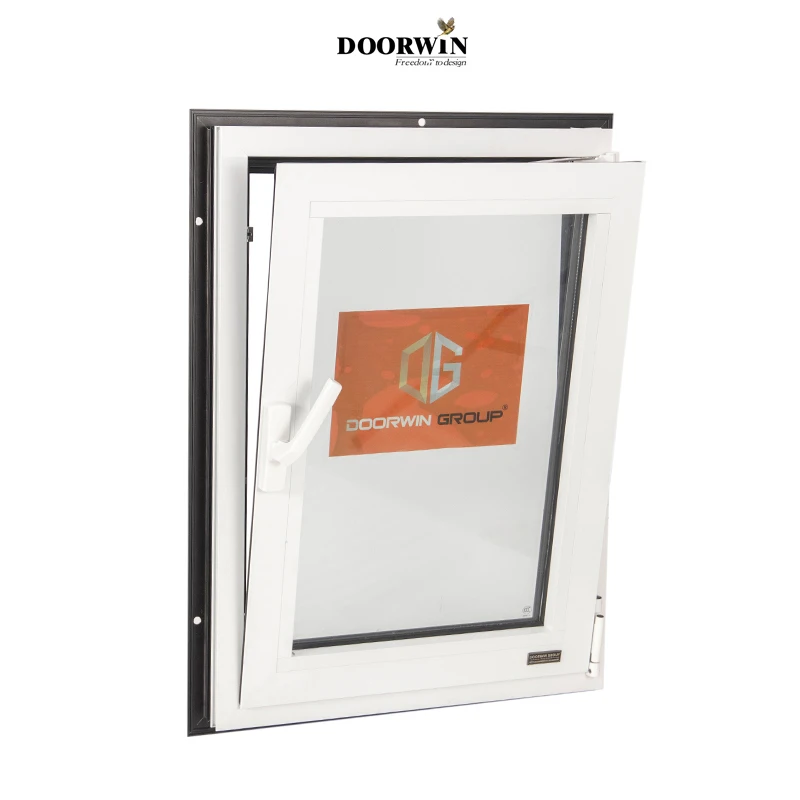 CIsland Modern Housing Project Exhibition White Aluminum Frame Tilt Turn Window