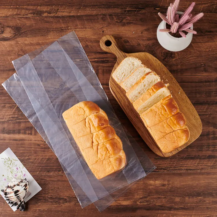21x46 Baguette CPP French loaf Cellophane bags Transparent Cello bread bags with twist ties clear for bread cellophane bags