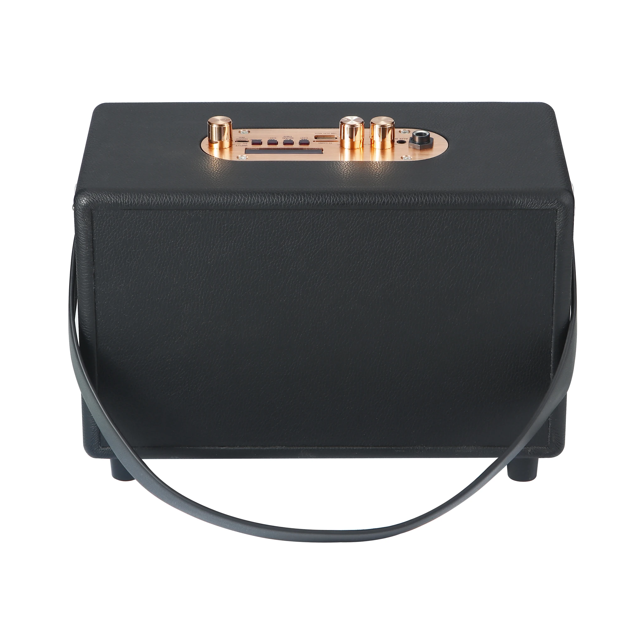 Home Audio Sound System Portable Retro Vintage Speaker Wooden Vintage Style for Home Office Outdoor