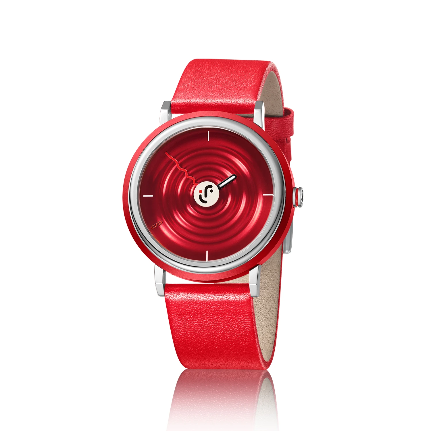 Low MOQ Dynamic brand ITS FACE  Passion Orange fashion quartz multicolor Luxury watch