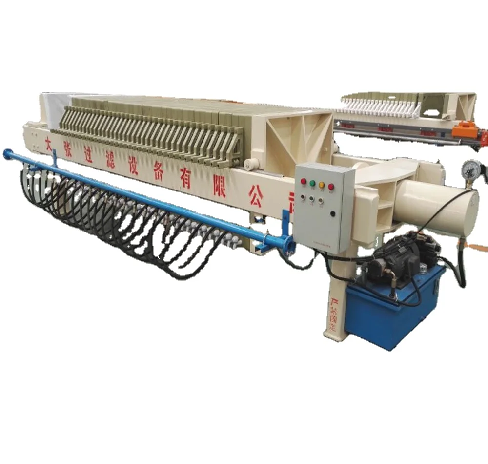 Food Grade Membrane Filter Press for Palm Oil Filtering  high temperature filtro prensa de chamber