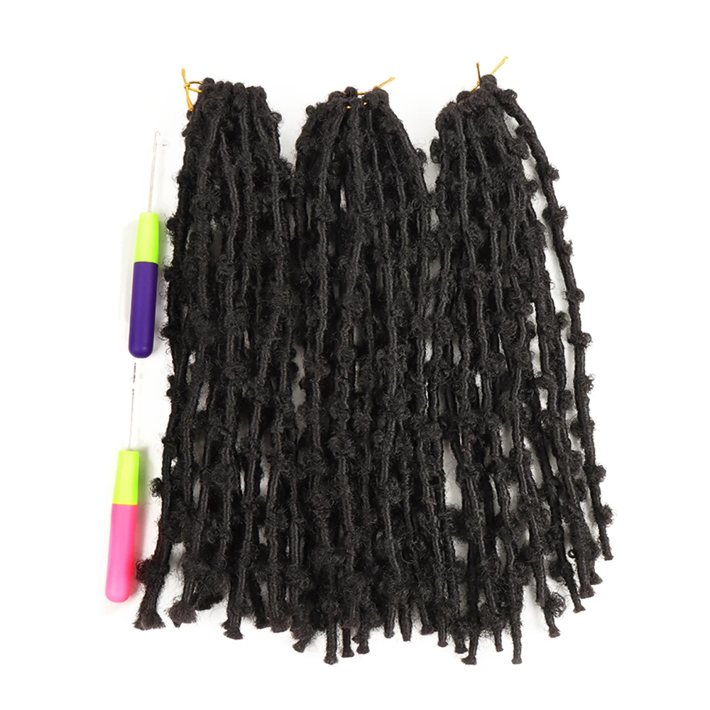 VAST blonde red new 18 24 inches butterfly locs crochet prelooped pretwisted butterfly locs hair tresses crochet braid dreadlock