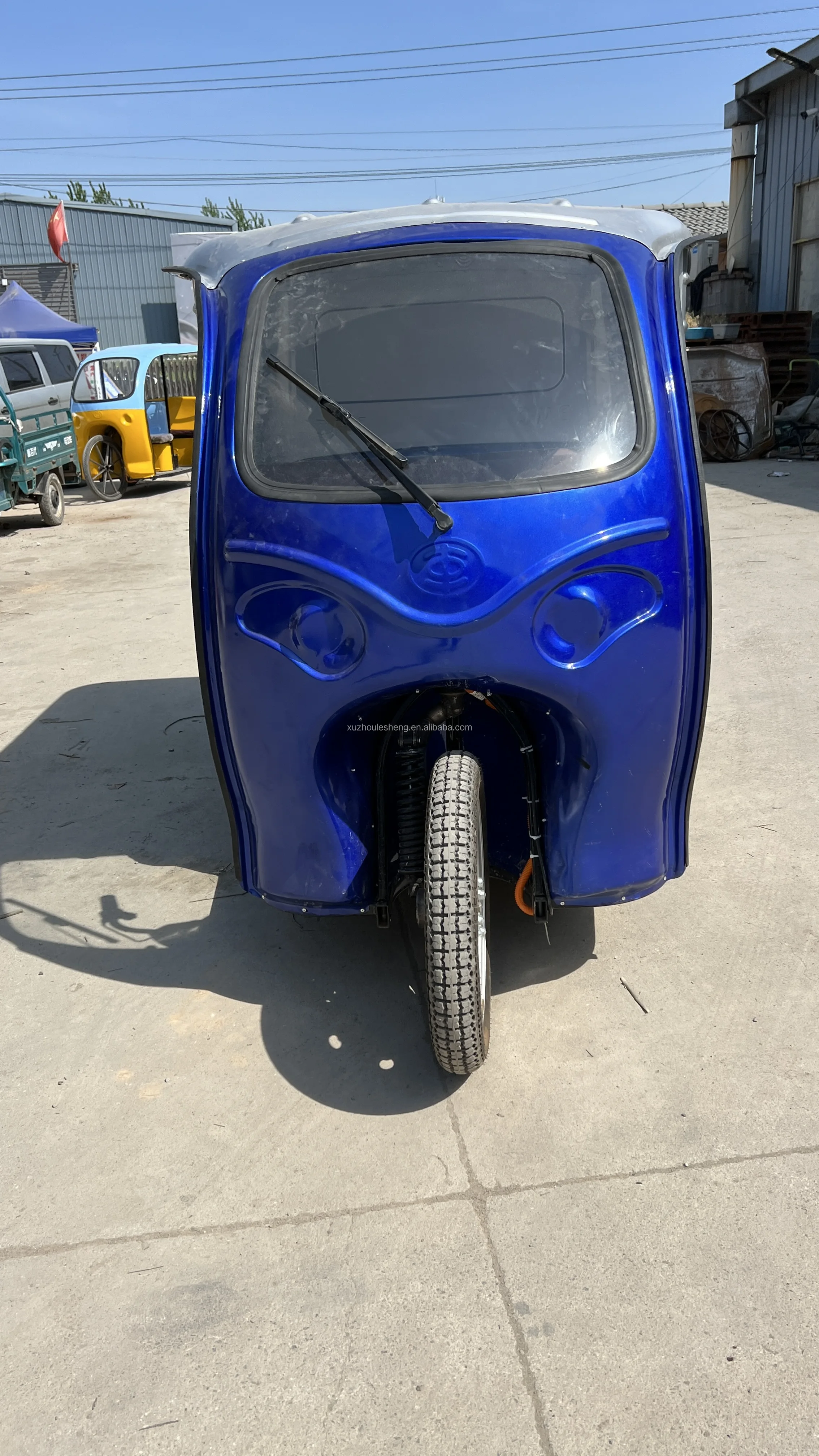 2023 china  Electric Enclosed  Tricycle 3 Wheels Passenger Sightseeing Rickshaw long mileage big power electric Rickshaw