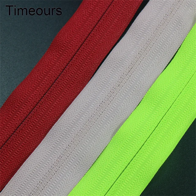 Nylon Zipper Roll 4# factory price wholesale zipper long chain zippers for bags