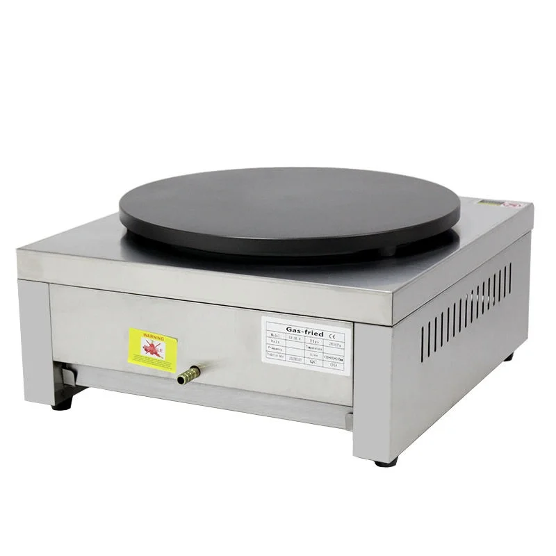 Commercial lpg gas crepe and pancake makers professional crepe maker gas LPG rotating crepe maker for restaurant and home use