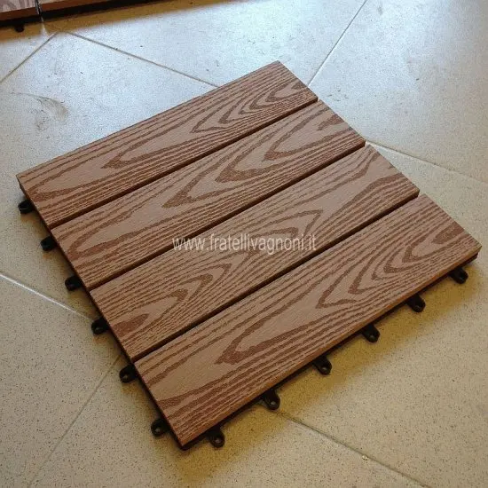 300x300mm wpc DIY floor tile /Outdoor easy install DIY WPC tile/wpc flooring