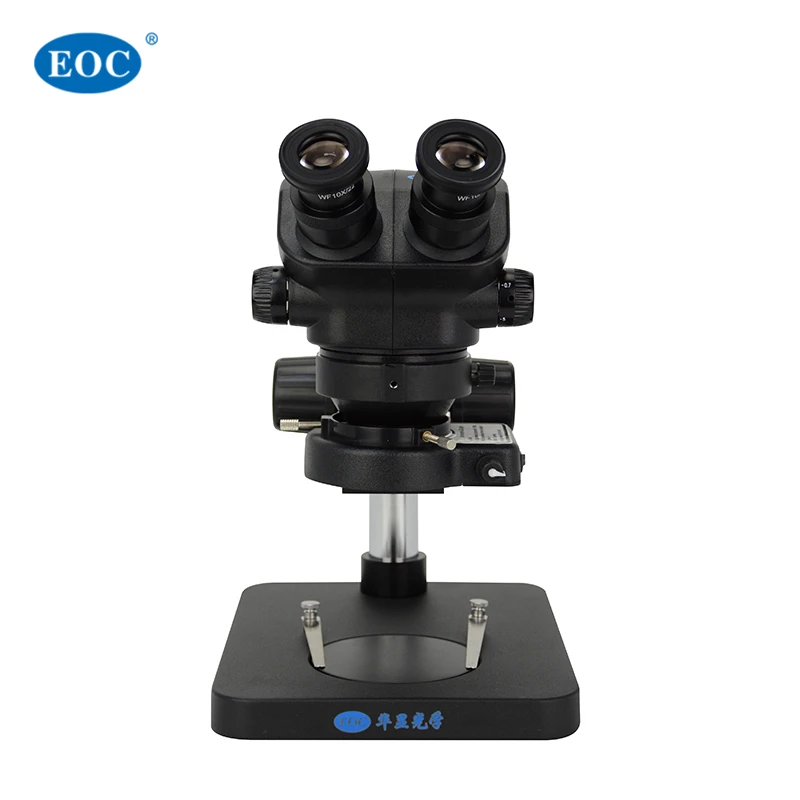 EOC microscope 2022 new 0.7x to 5x Zoom 7x to 50x magnification  pcb repair stereo binocular microscope for mobile phone repair
