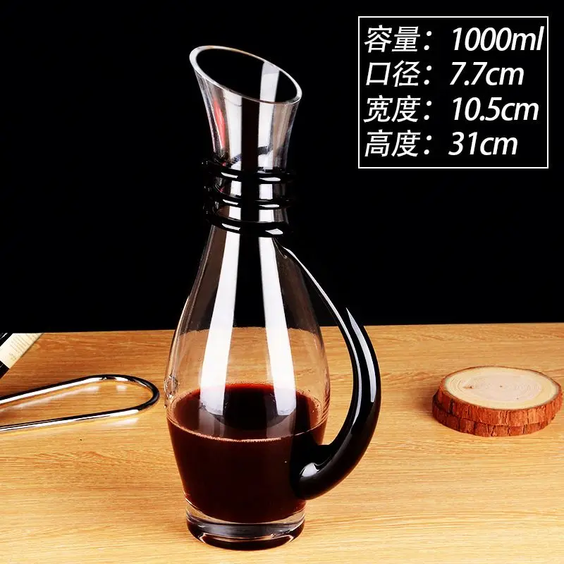 glass bottle wine decanter poure with glass stopper