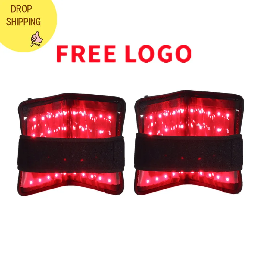 Ремни для терапии с двойной длиной волны лазерной Чёрная рука Инфракрасная подсветка рук и ног 2