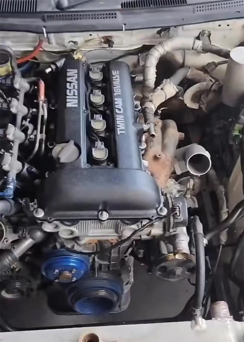 Подержанный Двигатель nissan sr20det двигатель sr20 для silvia