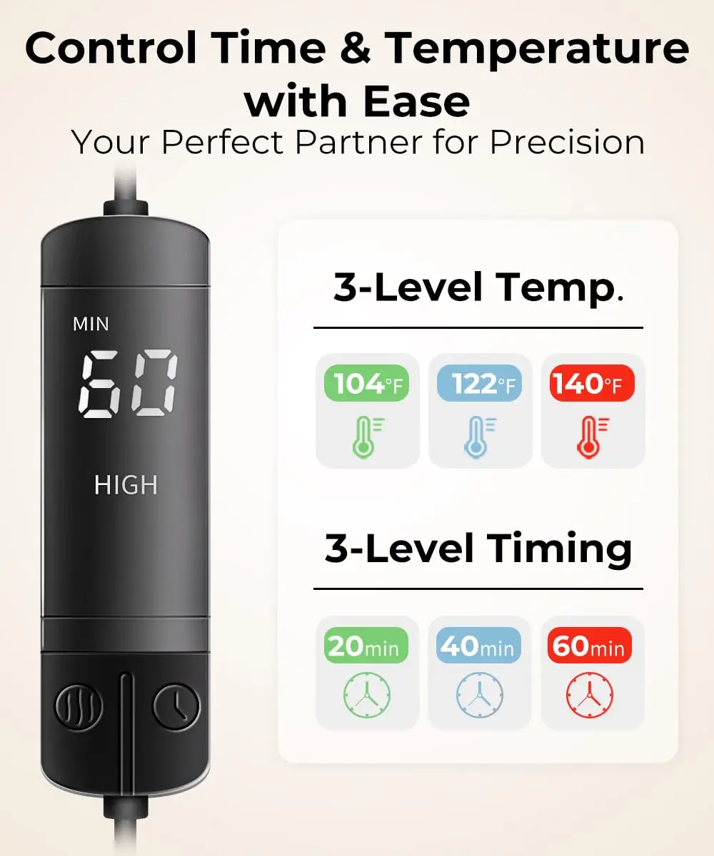 Moist Electric Heated Hot Eye Mask Warm Eye Pads Compress for Stye Blepharitis MGD Chalazion Dry Eyes with Flaxseed