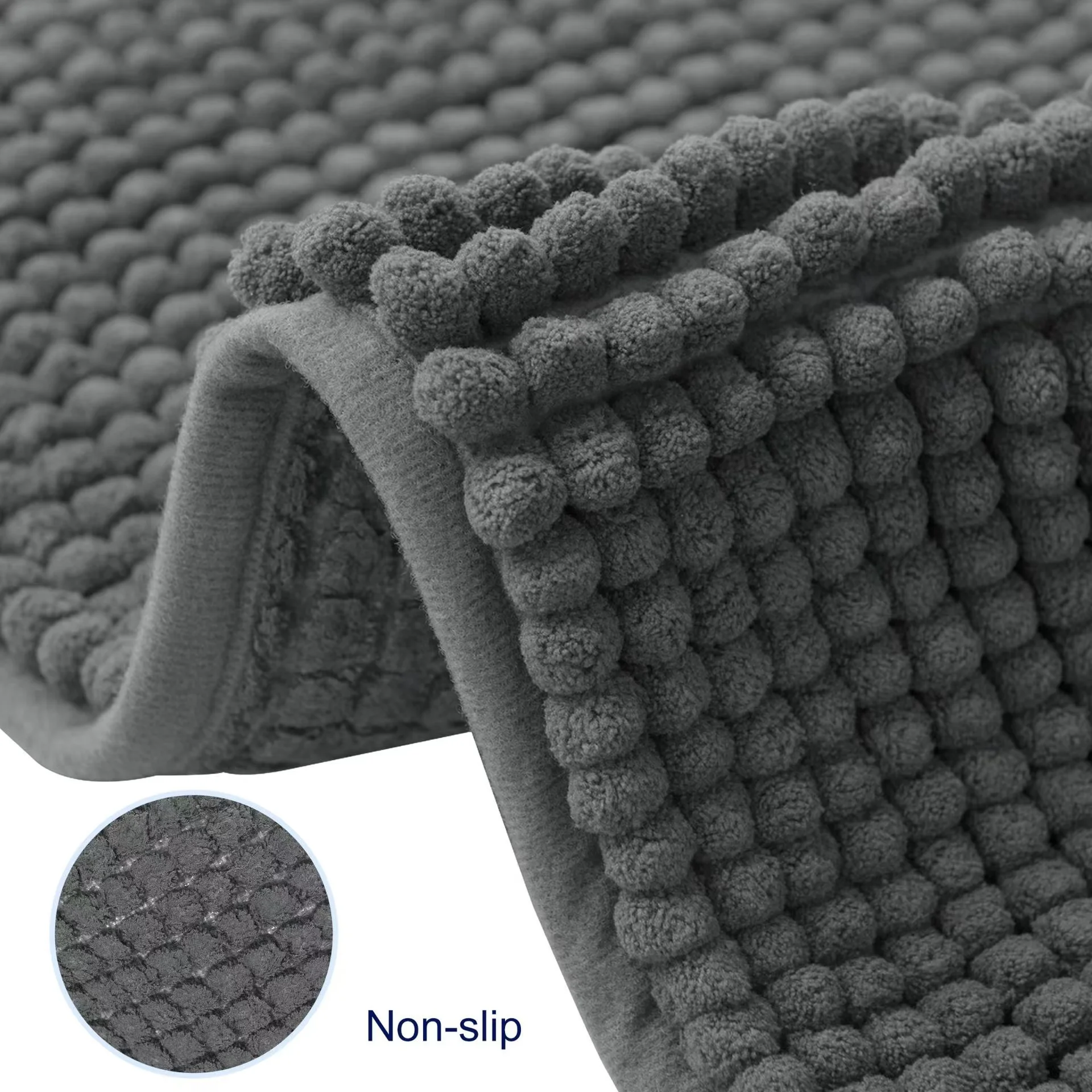 Hot Sale Gorilla Grip Original Luxury Chenille Bathroom Rug Mat Non-Slip Machine Wash Dry Plush Bath Mats for Bathroom