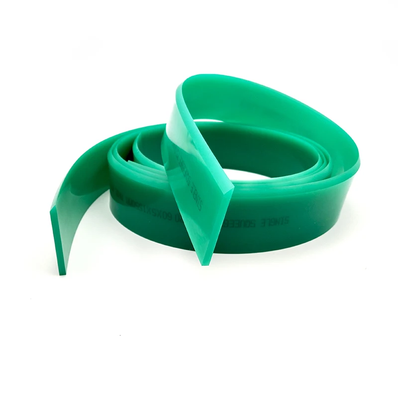 60A 70A 80A 90A Shore a Polyurethane Screen Printing Squeegee Polyurethane Squeegee Rubber