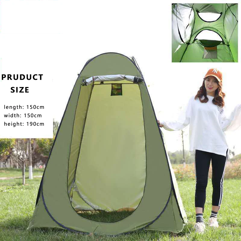 Dome Pop Up Shower Tents Camping Outdoor Waterproof drop down shower tent For Sale factory camping supply