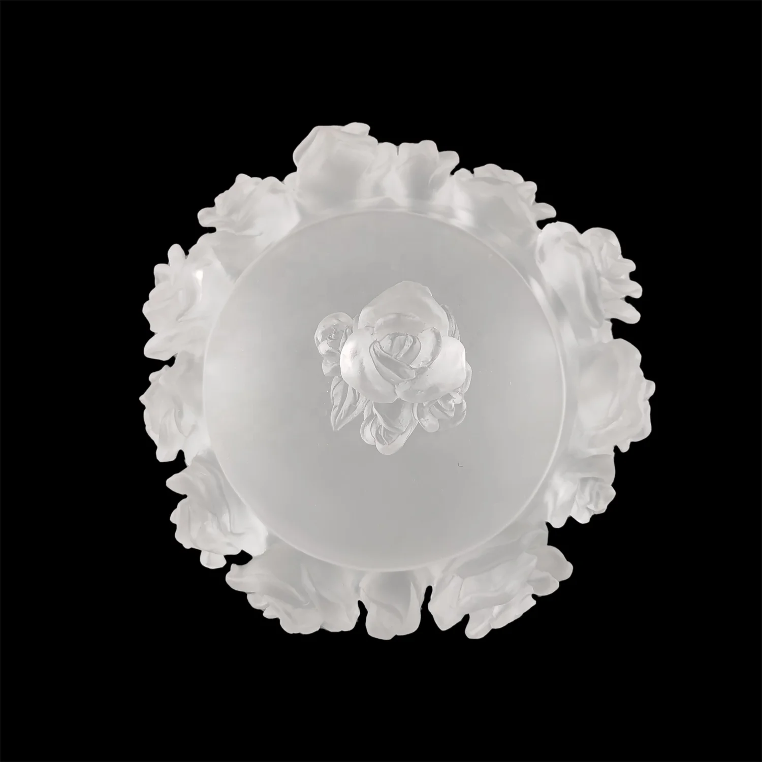 2021 new Middle Eastern style crystal jar candy jar incense burner plate