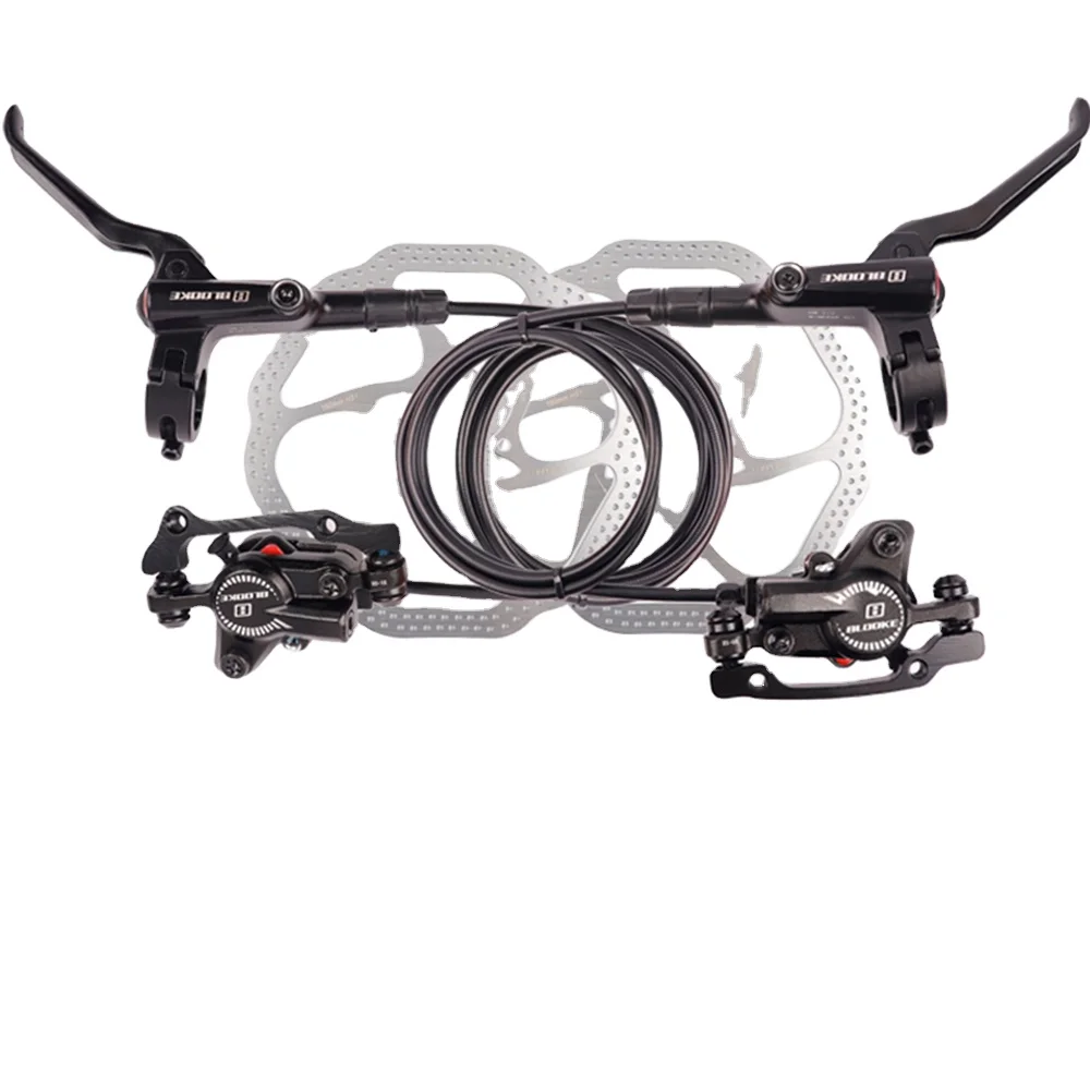 Good Material BLOOKE Aluminum alloy BM510 Hydraulic Disc Brakes For Bikes For MTb ,Hydraulic Bike Brake Kit