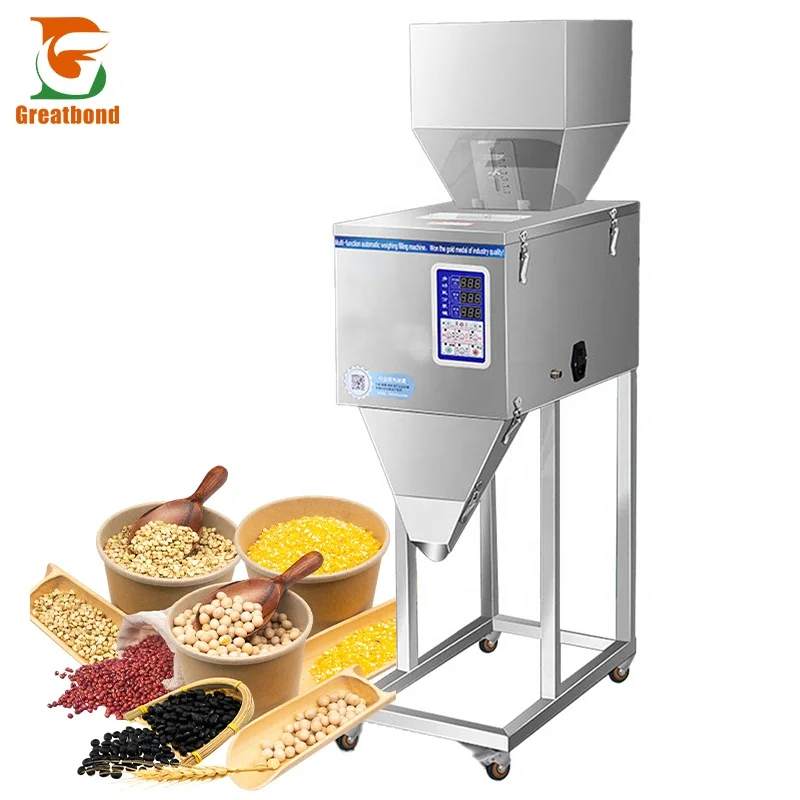 Hot Sale Food Tea Powder Tablet Beans Spice Automatic Digital Control Bag Particle Grain Weighting Packaging Filling Machine