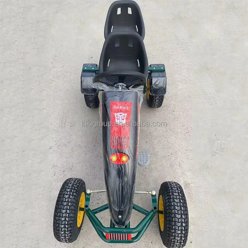 2023 New arrival lowest price manufacturer supply plastic heavy duty double seat pedal go cart