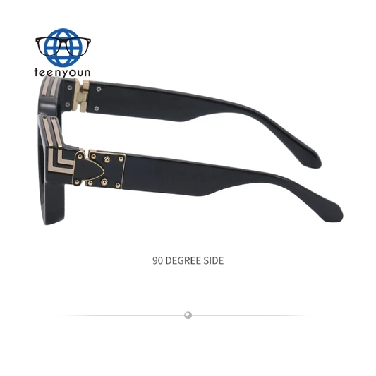 Teenyoun Hot Selling Famous Brand Designer Sunglasses 2023 New Mens Sol Luxury Women Sun Glasses Square Millionaire