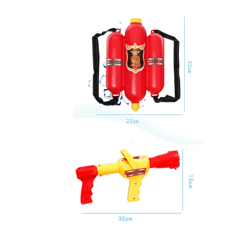 
Wholesale plastic guns custom big backpack toy water gun for kids 