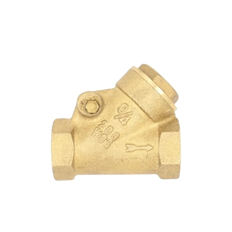 High Quality Brass Check Valve 1/2'-4'inch with Y Type