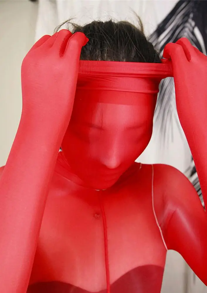 Women Spandex Key Technics Full-Body Nightclub Style Stockings Pantyhose Tights