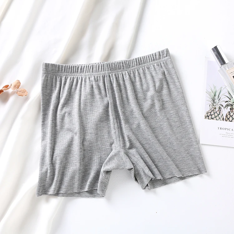 Summer Modal Non-trace High Waist Leggings For Women Boxer Safety Pants Cotton Crotch Panties For Women