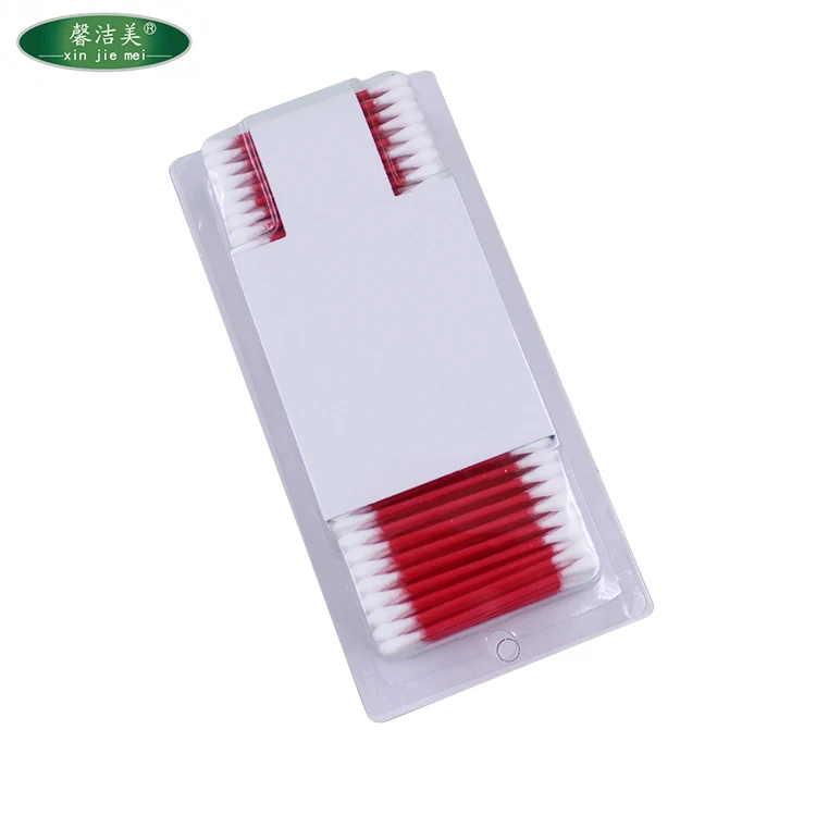 customized cosmetics ear cleaning plastic stick cotton bud