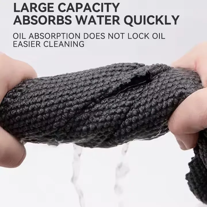 Wholesale Corn Kernel Thickened Absorbent Microfiber Wiping Towels Microfiber Cleaning Cloths Kitchen Cleaning Towels