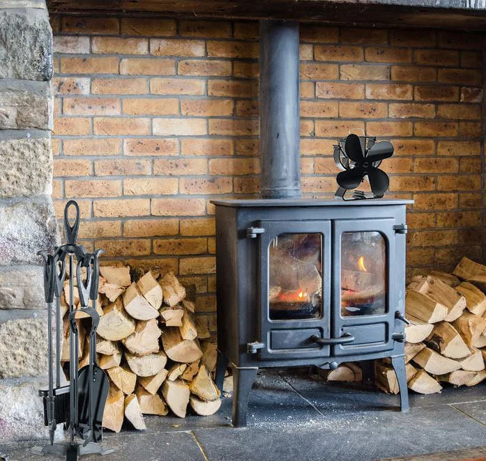 5 Pieces Useful Decorative Poker Brush Tongs and Shovel Arched Fireplace Tool Set