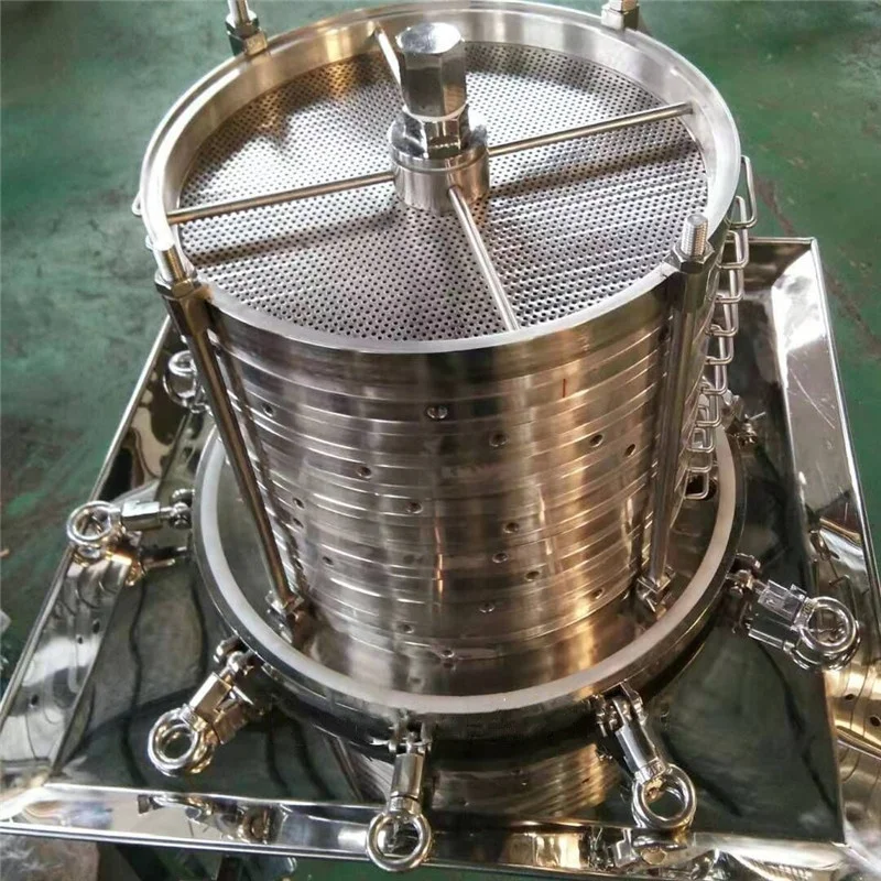 
Vertical Cylinder Stainless Steel Filter Press Pharmacy Beer Make wine Biological agents 