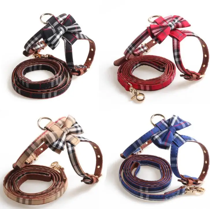 
British dog chest strap walking cats and dog traction rope manufacturers direct sales 