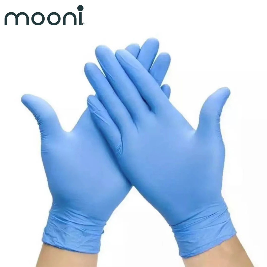 Powder Free Super Thick Black Composite Beauty Hair Auto Repair High Elastic Glove