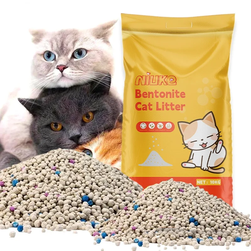 10 л Прочный комковидный шар Арена пара Гато без пыли разноцветный органический натрий бентонитовый песок для кошачьего наполнителя