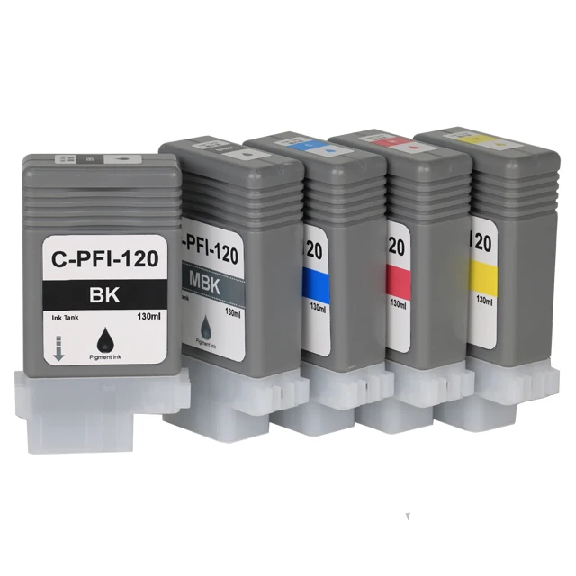 PFI120 plotter ink cartridge compatible for canon plotter ipf tm200 tm300 tm305 tm205 printer pfi 120