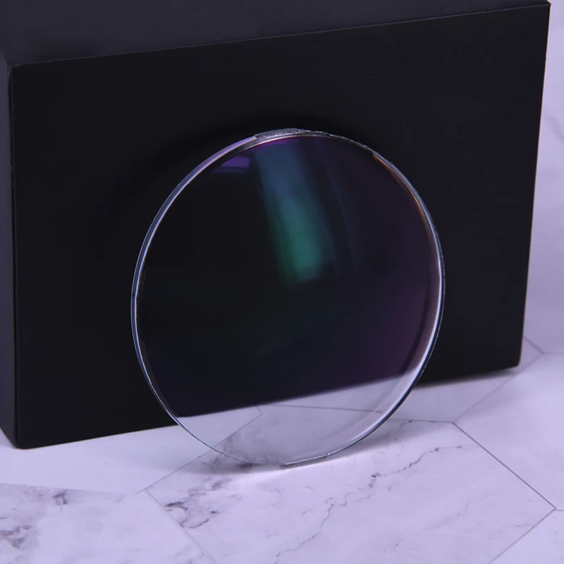 High Quality 1.59 Polycarbonate  Blue Block SHMC Green spherical design Optical Lenses