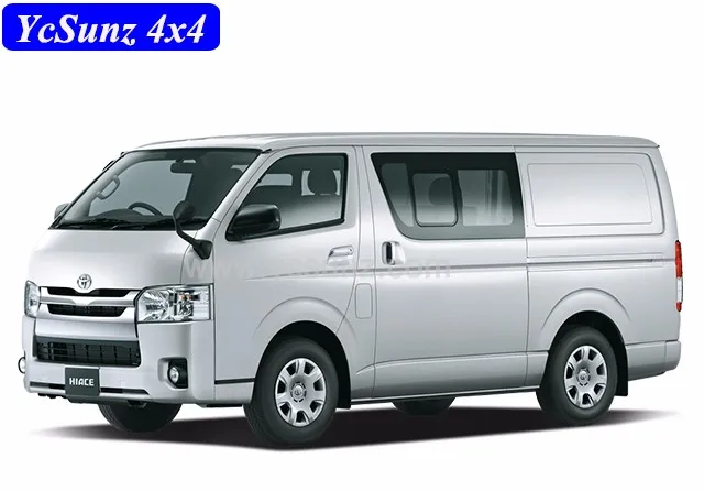 YCSUNZ Hot Sale Hiace 2016 Chrome Fender Flare Modified ABS Plastic Full Set Chrome kits Car Accessories