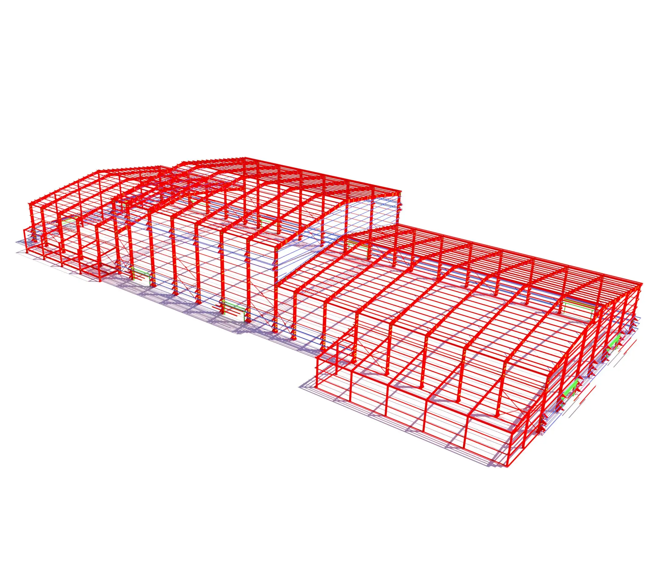 Prefabricated Light Steel Structure Building Metal Frame Structure Warehouse Workshop Construction